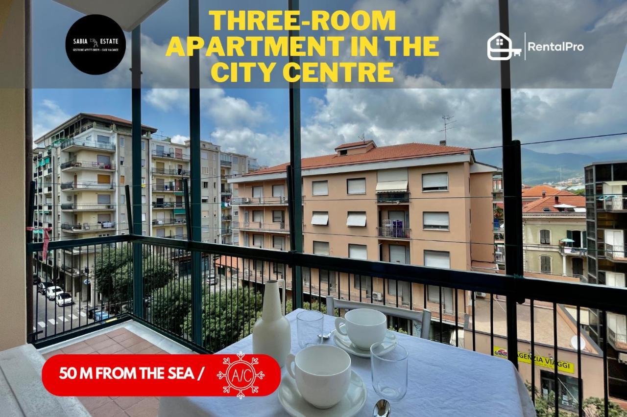 50 Metri Dal Mare Trilocale In Centro Con A/c Appartamento *
